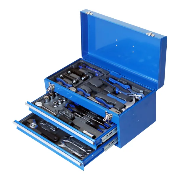 78 PCS Steel Toolbox with Tools - Image 2